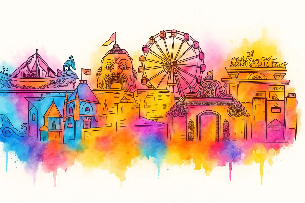 Stage lights and audience